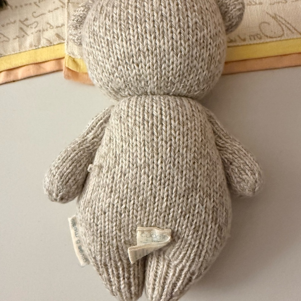 Cuddle & Kind Baby Koala Bear Grey Gray Hand Knit Stuffed 2021 Plush Toy 7” - Picture 3 of 6